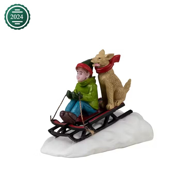Doggone Downhill Sledding