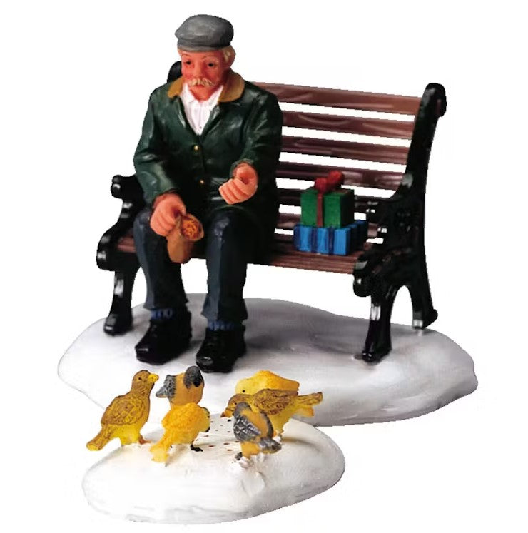 Feeding Pigeons, Set Of 2