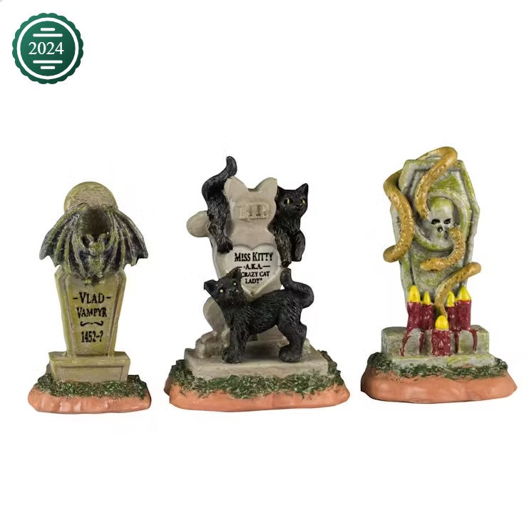 Spooky Town Headstones