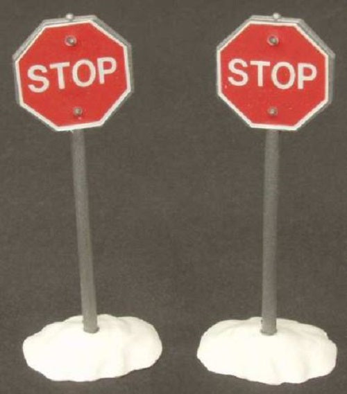 Village Stop Signs (Set of 2)