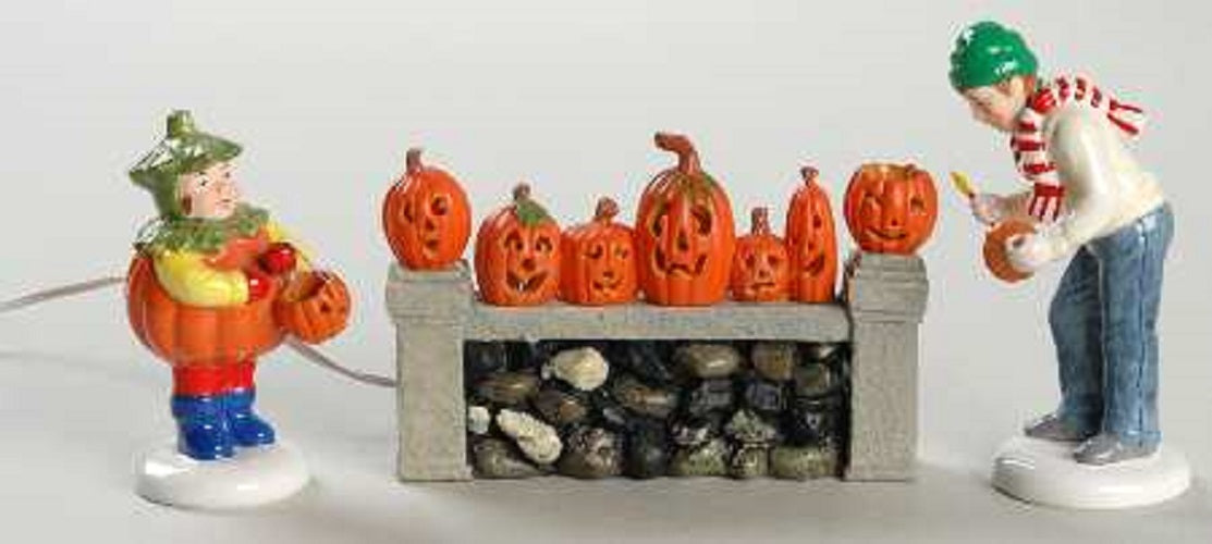 Lighting The Jack-O'-Lanterns (Set of 3)