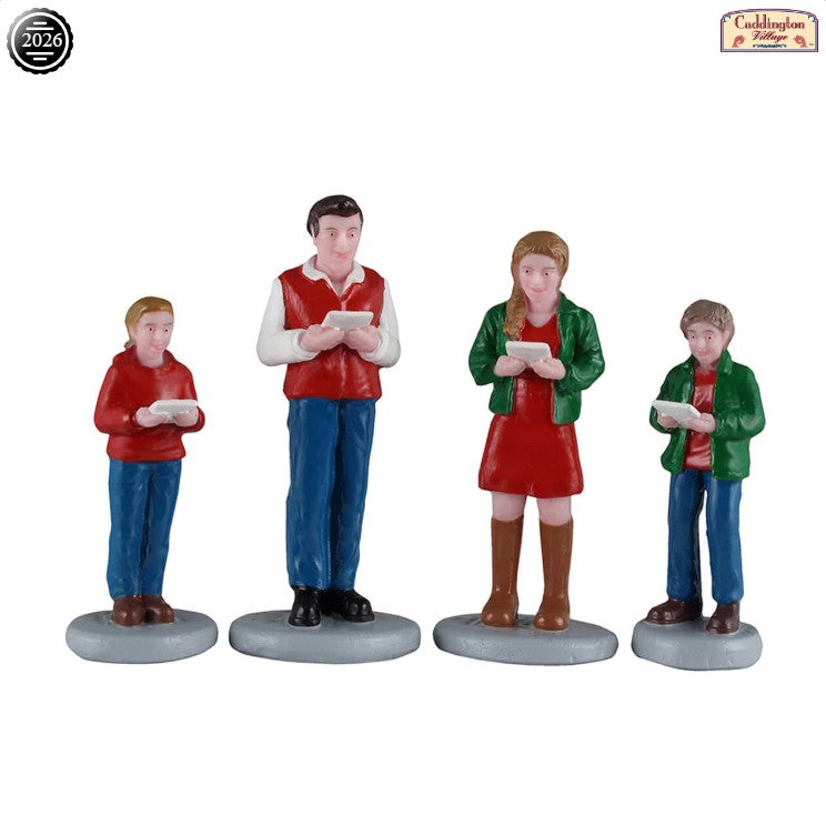 Caroling Family, Set of 4