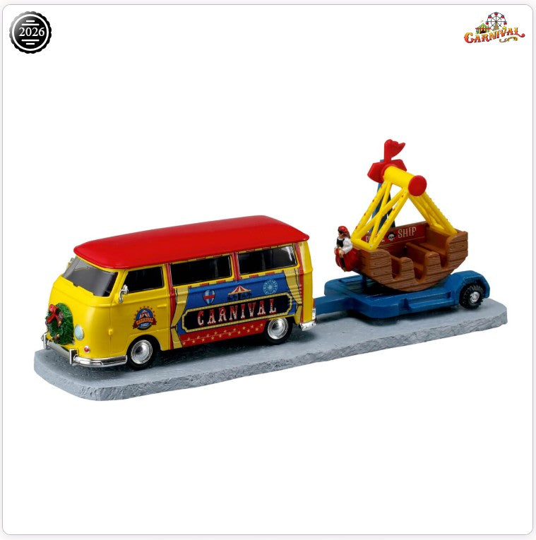 Towing Van With Carnival Ride