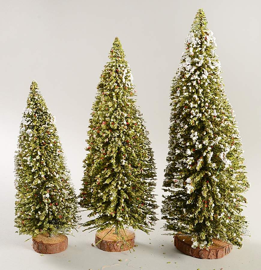 Village Cedar Pine Forest (Set of 3)