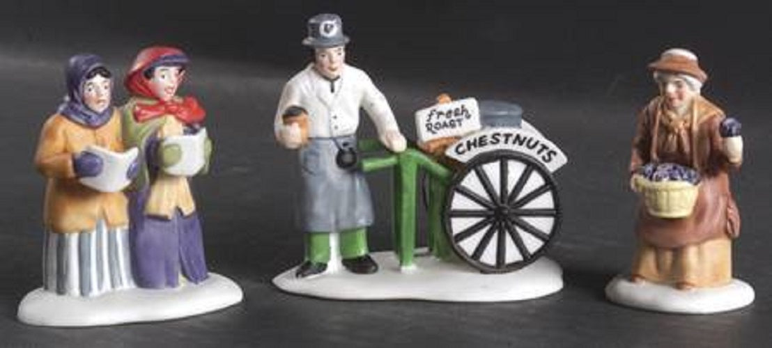 Violet Vendor/ Carolers/ Chestnut Vendor