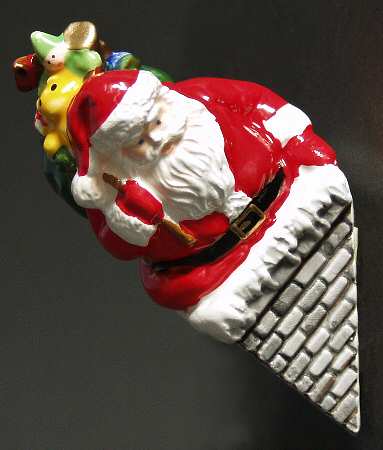 Down the Chimney He Goes