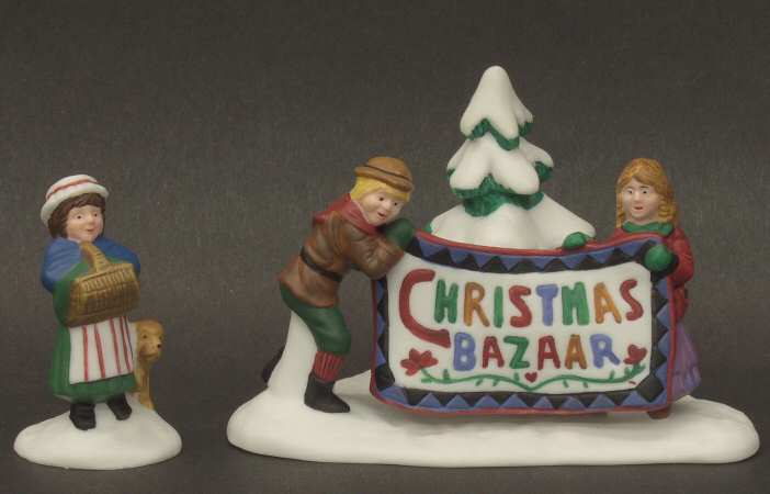 Christmas Bazaar Sign (Set of 2)