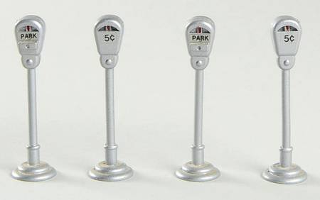 Village Parking Meter (Set of 4)