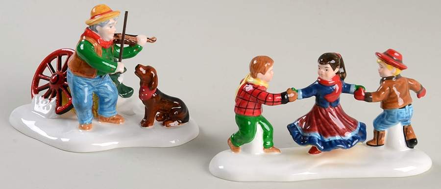 At The Barn Dance, It's Allemande Left (Set of 2)