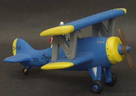 Spirit of Snow Village Airplane (Blue Plane)