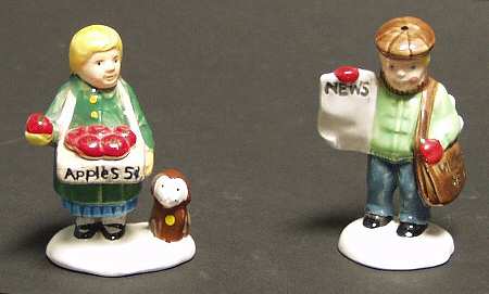 Apple Girl / Newspaper Boy (Set of 2)