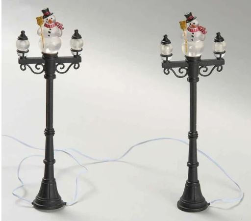Snowman Street Lights (Set of 2)