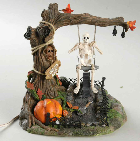 Village Swinging Skeleton - Animated
