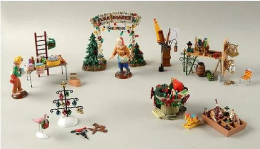 Village Flea Market (Set of 38)