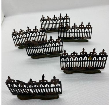 Spooky Wrought Iron Fence (Set of 6)