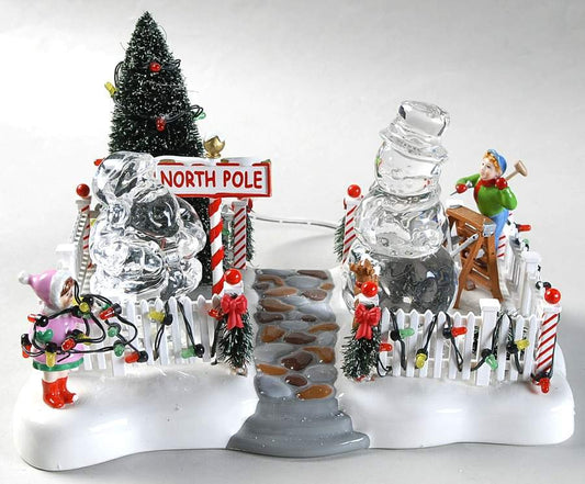 Neighborhood Christmas Scene