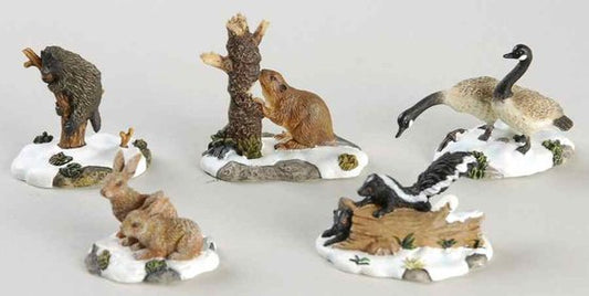 Woodland Wildlife Animals Small  (Set of 5)