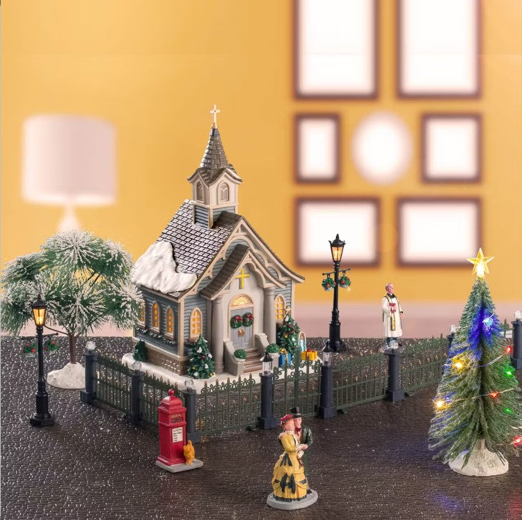 Small Town Church Set