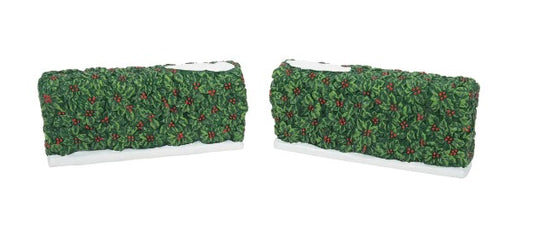 Holiday Holly Hedges (Set of 2)
