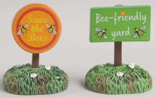 Bee Friendly Signs (Set of 3)