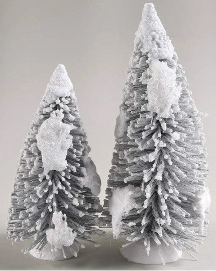 Snow Laden Tree (Set of 2)