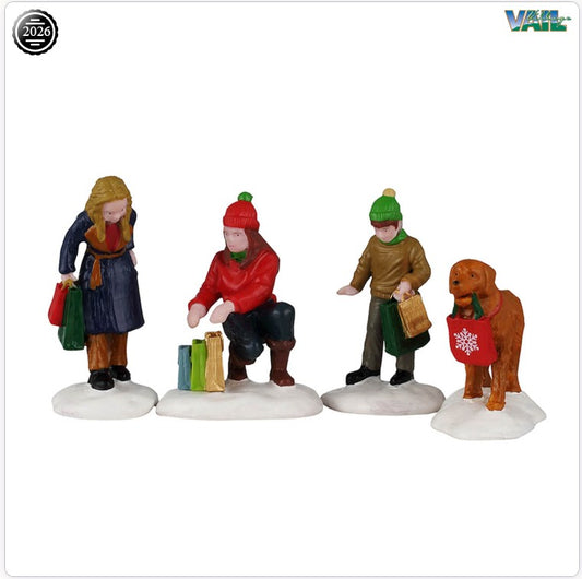 Festive Holiday Shoppers