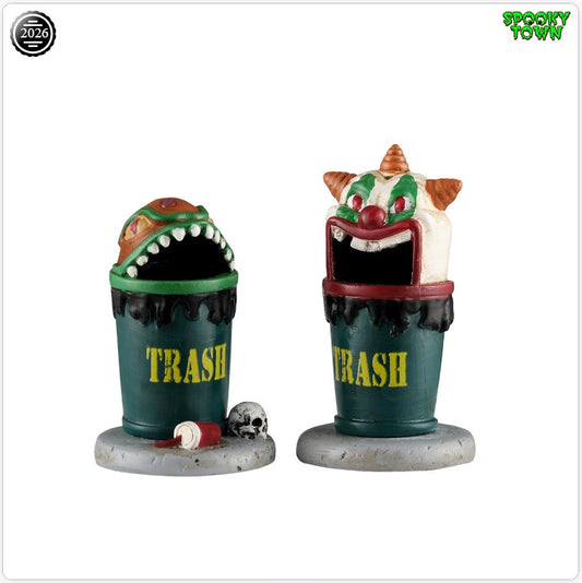 Terrifying Trash Cans