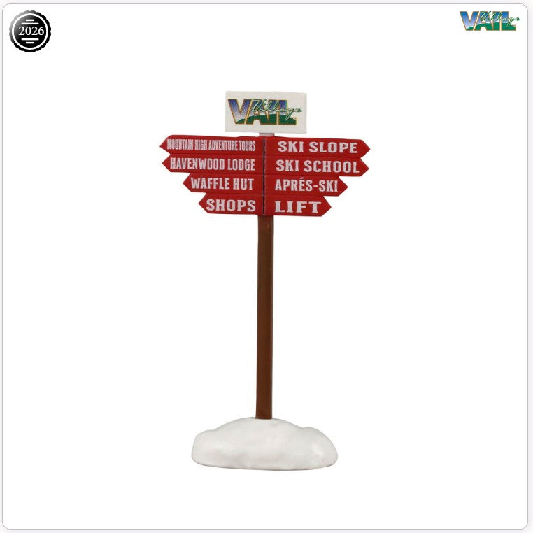 Ski Slope Sign