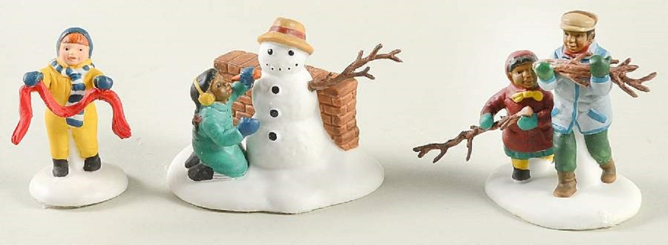 Playing In The Snow (Set of 3)