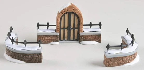 Churchyard Gate and Fence (Set of 3)