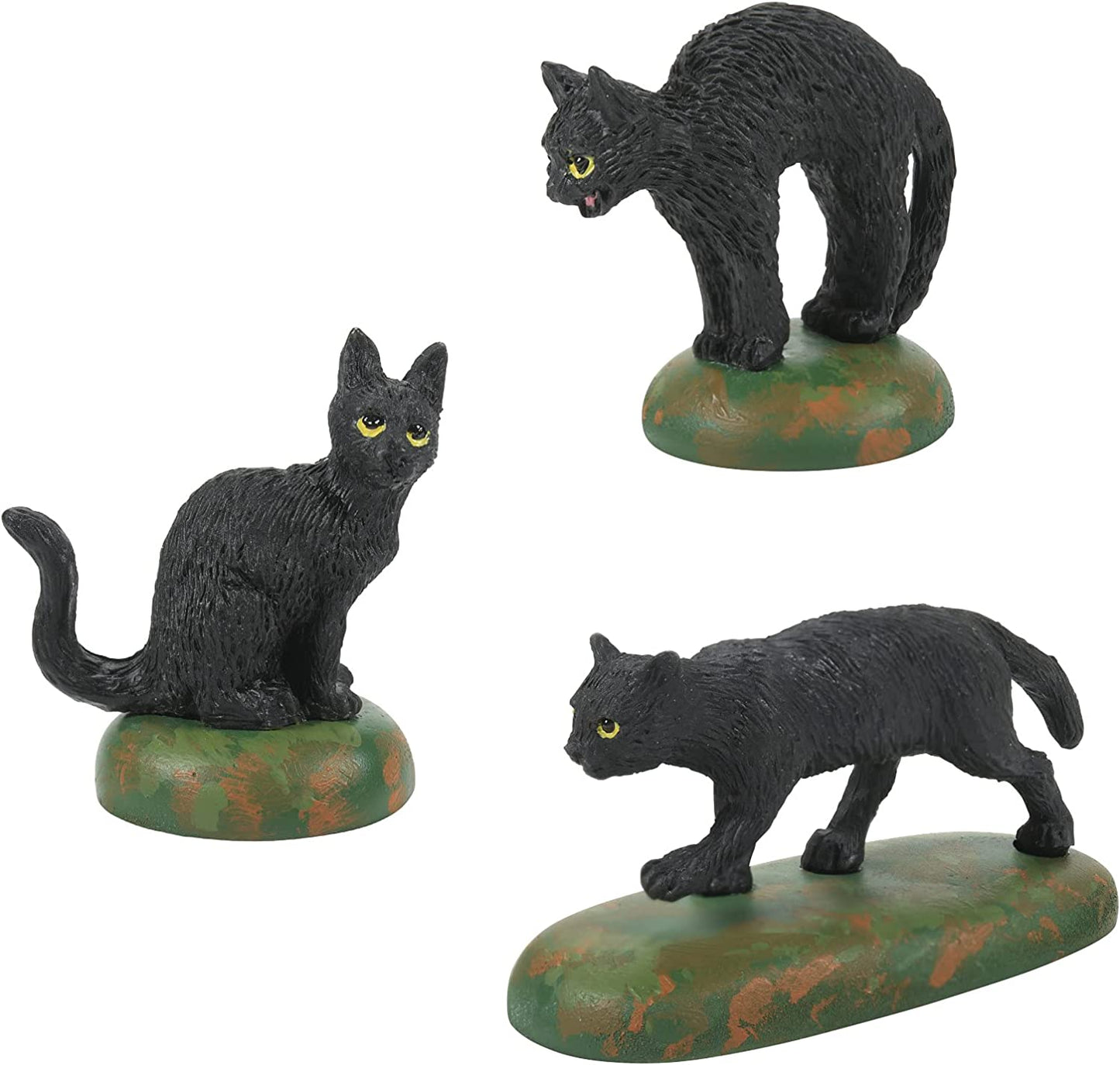 A Clowder of Black Cats (Set of 3)