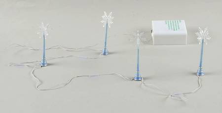 Snowflake Light Poles (Set of 4)