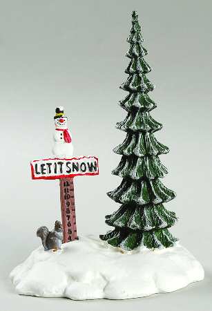 Let it Snow Snowman Sign