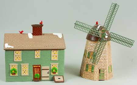 Home Sweet Home/ House & Windmill (Set of 2)