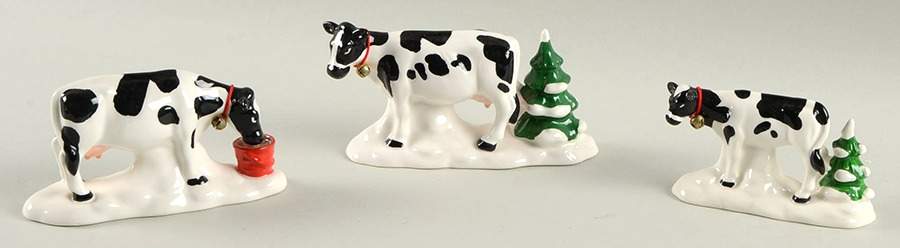 A Herd Of Holiday Heifers (Set of 3)