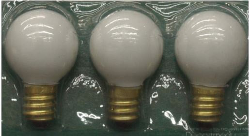 Village Replacement Round Light Bulbs (Set of 3)