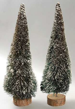Village Frosted Topiary (Set of 2)